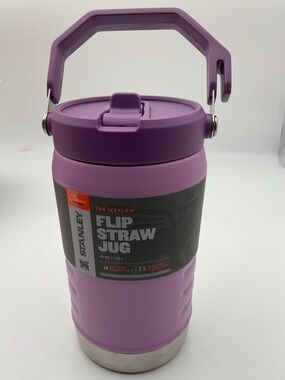 NEW STANLEY 40oz ICEFLOW FLIP STRAW JUG w/CARRYING HANDLE (LILAC)